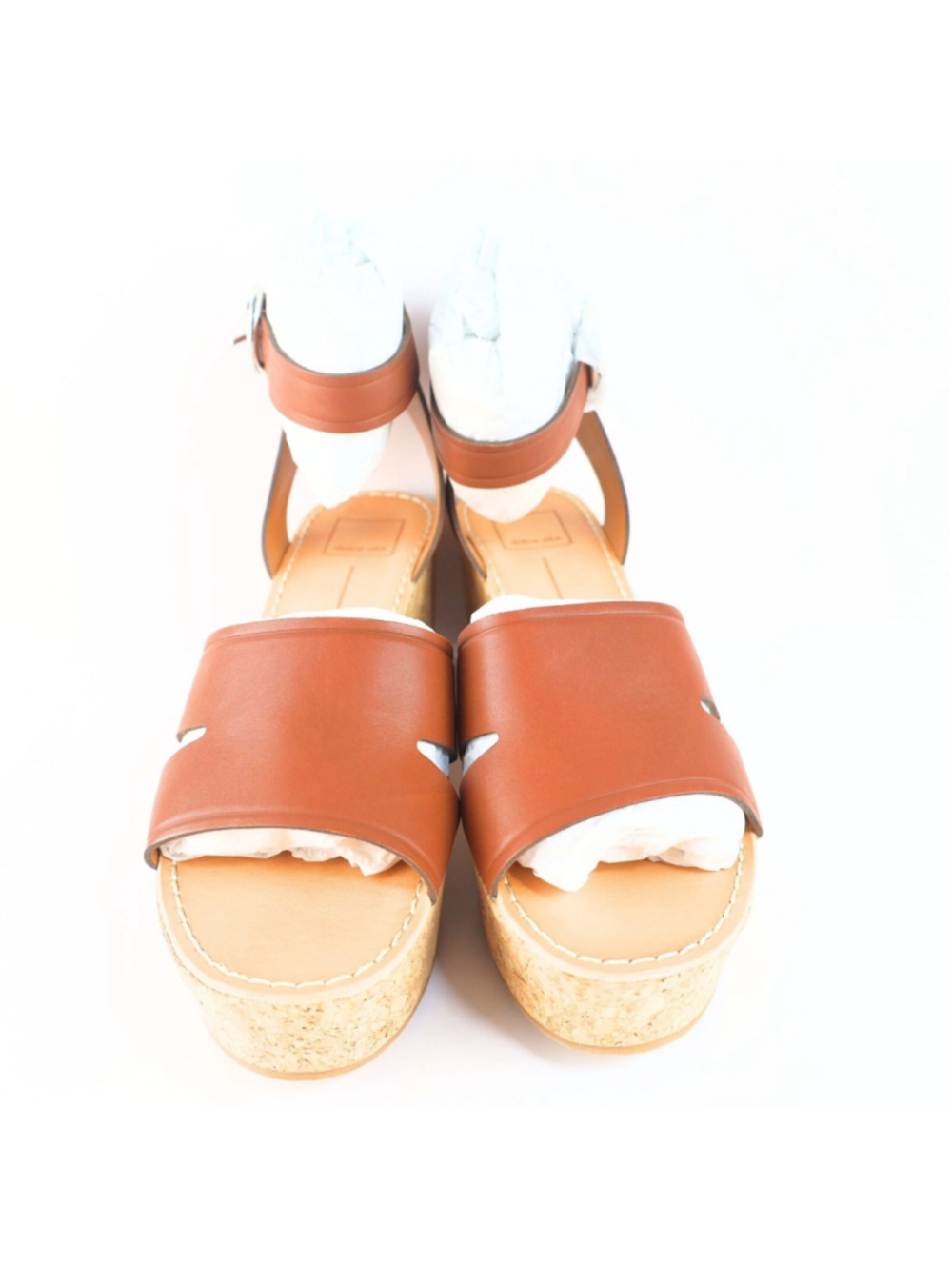 Dolce Vita Linda Cork Platform Slingback Sandal Brown Size 8.5- 0310 - Picture 5 of 14